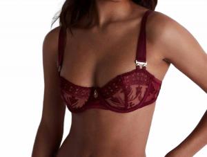Бюстгальтер Magnetic Spell Half Cup в малиново-красном цвете Aubade, Crimson Red