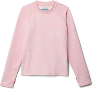 Columbia Baby-Boys Sandy Shores Printed Long Sleeve Sunguard, Satin Pink Pasteled Tonal/Satin Pink