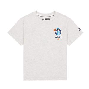 Футболка серая для детей 3-7 лет New Balance, серый