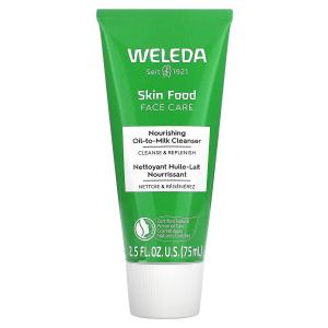 Weleda Skin Food Face Care Питательное очищающее средство на основе масла и молока, 2,5 жидких унции (75 мл)