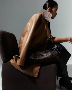 Пальто под искусственный мех Sfera, песочный