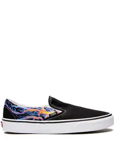 Слипоны Classic Slip-On Electric Flame Vans, черный