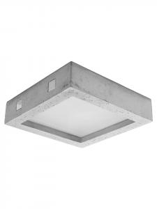 Потолочный светильник LUCIA из бетона (Д) 33 см (Ш) 33 см (В) 8 см Nice Lamps, Beton (L)33cm (B)33cm (H)8cm