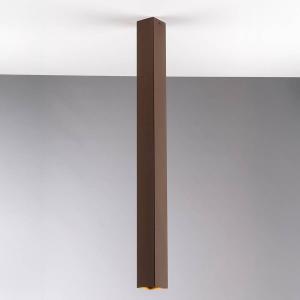 Подвесной светильник Luce Ambiente e Design Fluke Typ B, алюминий - 1 пламя - медь - высота: 75 см