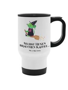 Mr. & Mrs. Panda Термос для кофе в виде ведьмы на Хэллоуин с надписью белого цвета