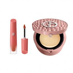 GIORGIO ARMANI AMANI Nude Brown Red Air Cushion Nude Brown жидкая помада для макияжа наборы легко растушевываются 4мл+15г