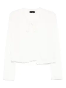 Топ с кружевом Tout A Coup, белый