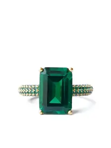 Кольцо Mega Izabel Display, зеленый