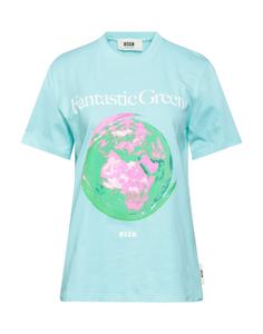 Футболка Msgm, бирюзовый