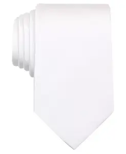 Мужской галстук Satin Solid Perry Ellis, белый