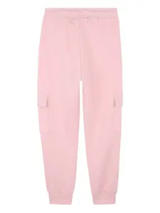 Спортивные брюки карго с заклепками Michael Kors Kids, розовый