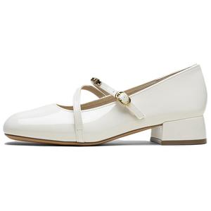 BASTO Темные ночные розовые туфли Мэри Джейн для женщин бежевые, цвет Beige