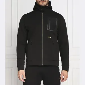 Толстовка Sariq стандартного кроя Boss, черный