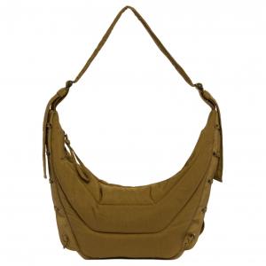 Lemaire Нейлоновая женская плечевая сумка среднего размера бежевая