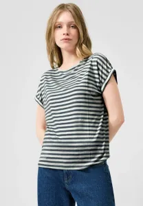 Футболка с принтом Qs, Tiefblau