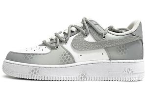 Теплые и износостойкие низкие кроссовки для скейтбординга Air Force 1, серые, унисекс Nike, Light Gray