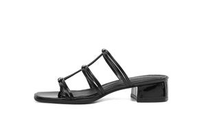 Женские сандалии с резиновой подошвой, быстросохнущие, нескользящие HLA, Black