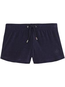 Vilebrequin мини-шорты Fiora из махровой ткани, синий