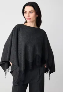 Накидка с кружевной отделкой Jimmy Key, Dark Grey