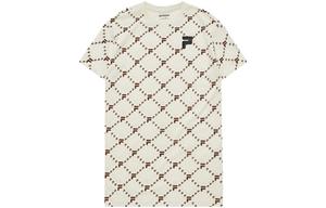 Платье с короткими рукавами женское цвета слоновой кости Fila