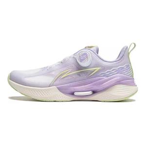 Кроссовки Xingyun Kids GS Low-top Сиреневые Фиолетовые/Белые Lining Young, сиреневый/фиолетовый/белый