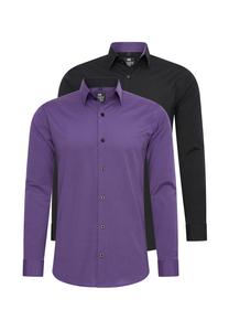 Рубашка (2 шт) приталенного кроя RUSTY NEAL, фиолетовый
