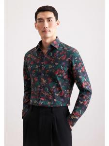 Рубашка делового кроя серого цвета Seidensticker