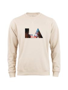 Толстовка Cotton Prime Sweatshirt Skyline Los Angeles - Weltenbummler Kollektion, песочный