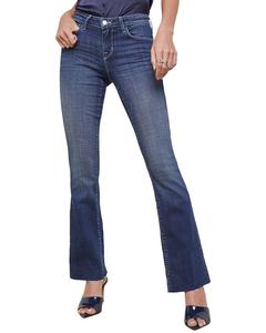 L'AGENCE Джинсы-скинни с низкой посадкой Sneeki, синий