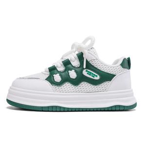 Износостойкие, легкие, амортизирующие, дышащие, нескользящие, противоударные, детские кроссовки для повседневной носки BOBDOG, синий