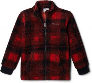 Columbia Unisex Baby Rugged Ridge II Sherpa Full Zip, Sail Red Omblur Tonal