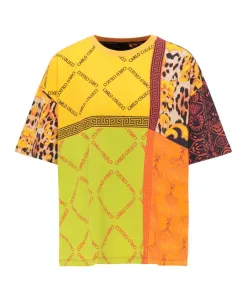 Футболка с принтом по всей поверхности Carlo Colucci, желтый