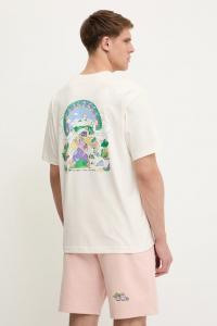 Хлопковая футболка Clean Trails The North Face, бежевый