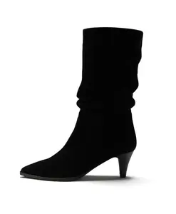 Vendã´Me margot высокие замшевые сапоги Isabel Bernard, черный