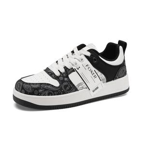 Marino Orlandi Баланс устойчивые к истиранию низкие скейтбордские кроссовки унисекс белый черный, цвет White Black