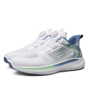 WARRIOR Мужские беговые кроссовки низкие белый туманно-голубой/белый сине-зеленый белый/синий/зеленый, цвет White/Blue/Green