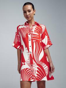 Платье-рубашка St MRLO Nessa, красный