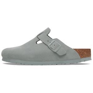 Сандалии Boston Suede Leather 'Pure Sage' Birkenstock, Gray