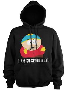 Толстовка с капюшоном Eric Cartman I Am So So Seriously Big Tall Hoodie черного цвета South Park