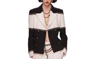 Куртка женская Chanel, черный / белый