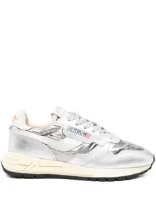 Кроссовки Reelwind из металлизированной кожи AUTRY, серебяный