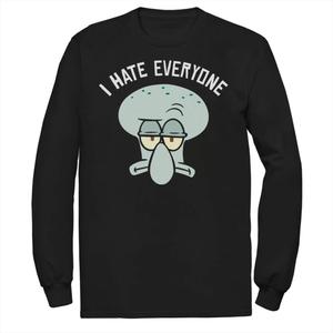Мужская футболка Nickelodeon SpongeBob SquarePants Squidward I Hate Everything Licensed Character