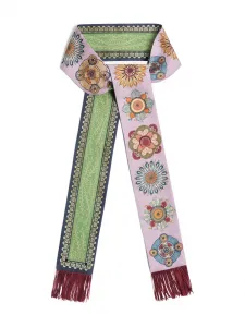 Шарф с принтом Nucleus La DoubleJ, розовый