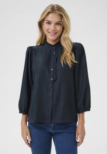 Блузка на пуговицах ELLEN FRILL Kaffe, темно-синий