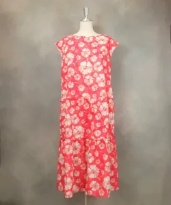 Платье с принтом гибискуса Studio Picone, цвет Pink Pattern(125)