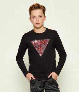 Лонгслив regular fit Guess, черный