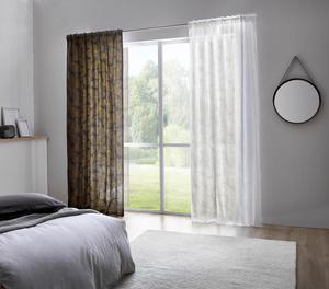 Готовая штора e-dion непрозрачная Esprit, черный/золотой