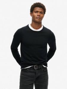 Мерино свитер с круглым вырезом Superdry, Black