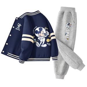 Детская повседневная спортивная одежда Disney, синий