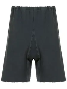 Хлопковые шорты MAISON MARGIELA, серый